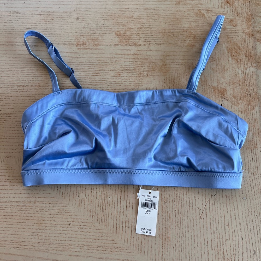Aerie bralette blue new size small